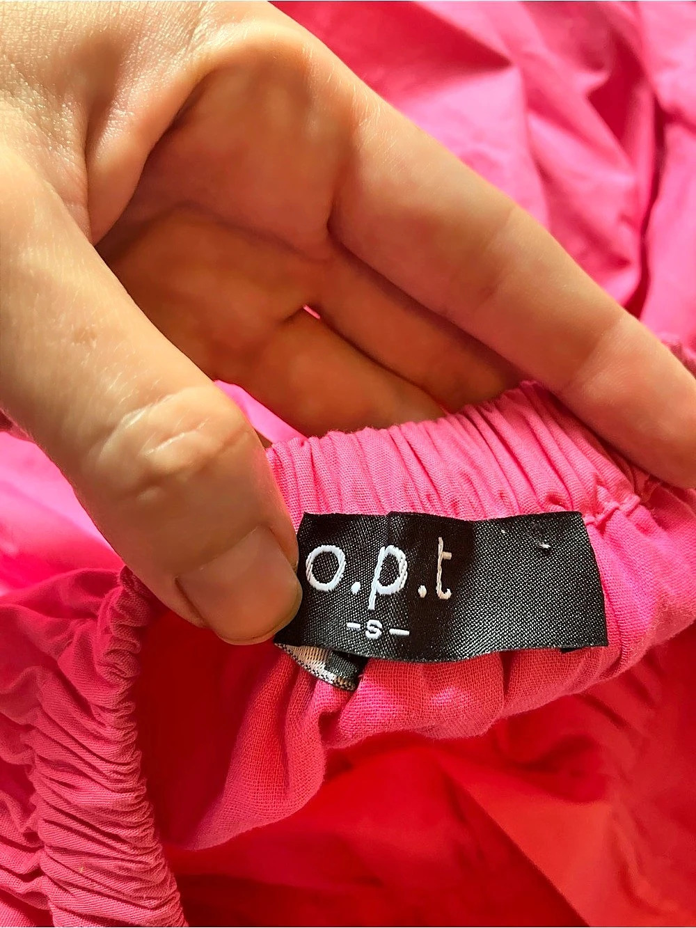 O.p.t Ruffle Dress in Pink Small - Picture 3 of 9